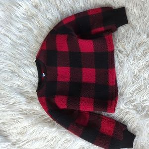 Old navy cropped fleece sweater